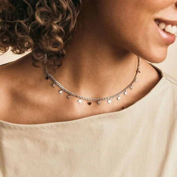 Sirius Chain Necklace Steel - Edblad - Snabb frakt & paketinslagning - Nordic Spectra
