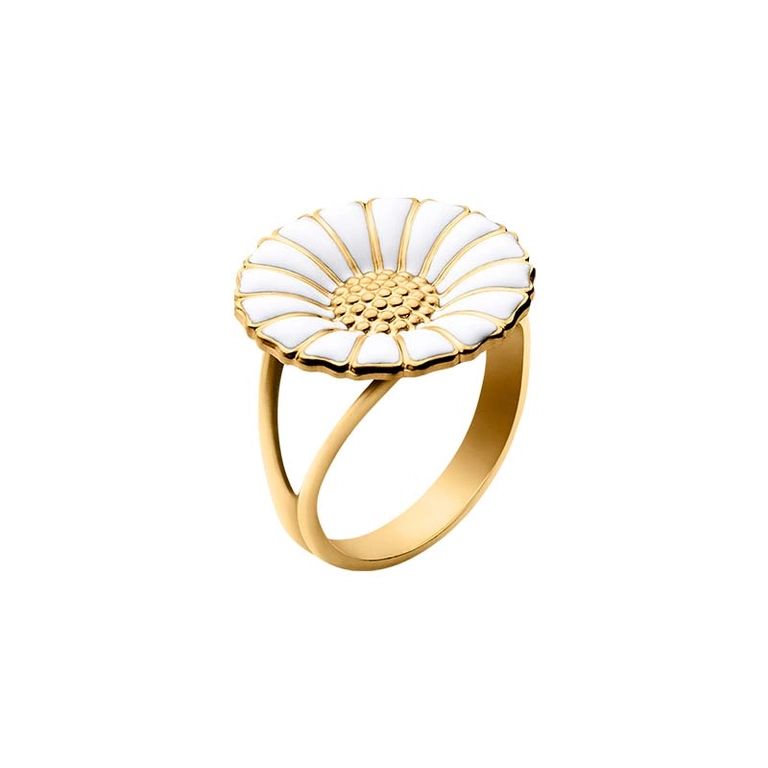 Daisy Ring Guldpläterat Silver Stor - Georg Jensen ringar - Snabb frakt & paketinslagning - Nordicspectra.se