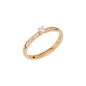 Glimmer A01 Gold - Wedding & engagement rings - Schalins - Scandinavian design - Nordic Spectra