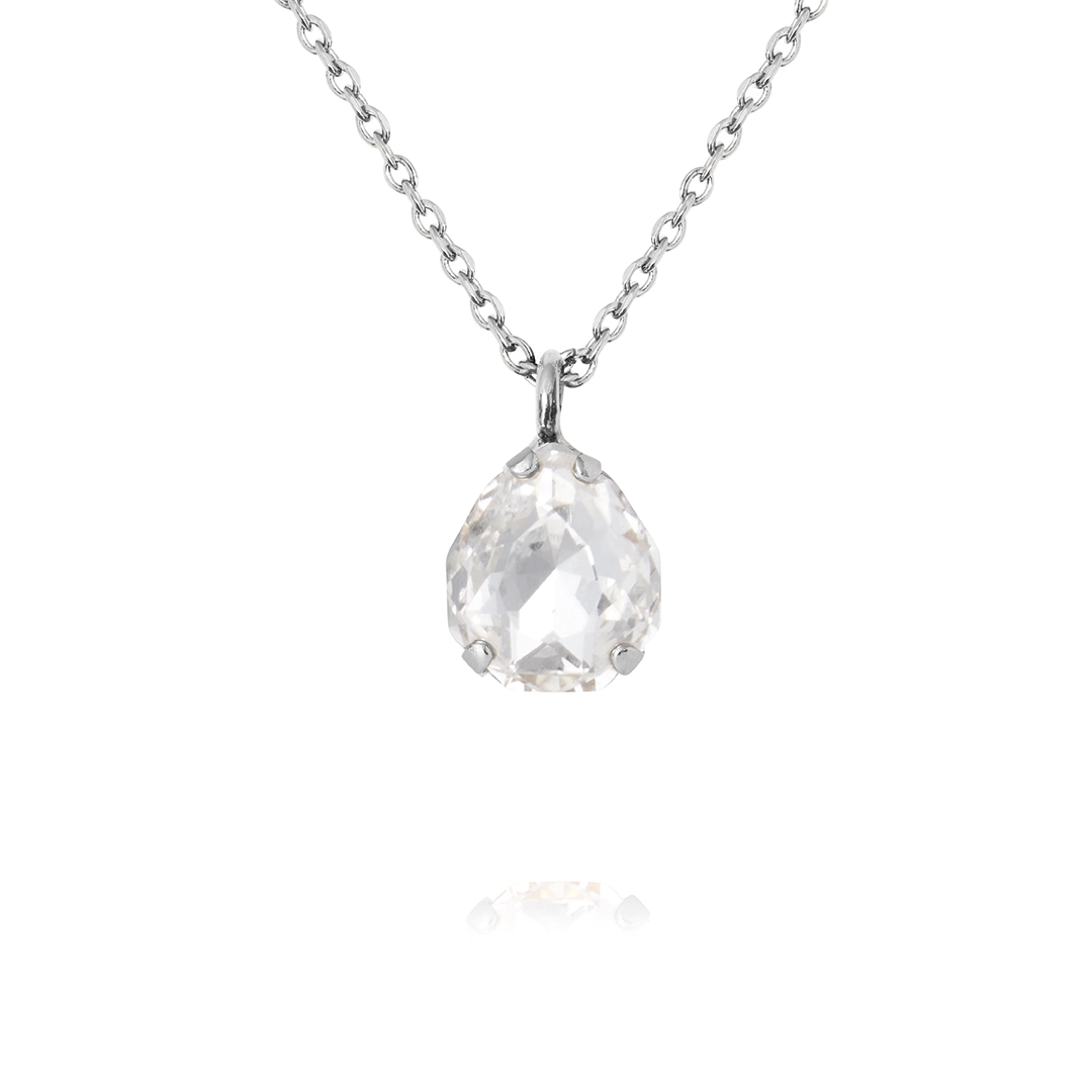 Caroline Svedbom - Mini Carlotta Necklace Rhodium Crystal