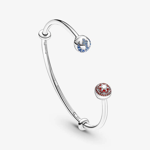 Pandora Moments Star Wars™ Helle & Dunkle Seite-Logo Offener Armreif von PANDORA, Schneller Versand - Nordicspectra.de