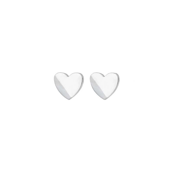 Pure Heart Mini Studs Steel - Edblad - Snabb frakt & paketinslagning - Nordicspectra.se