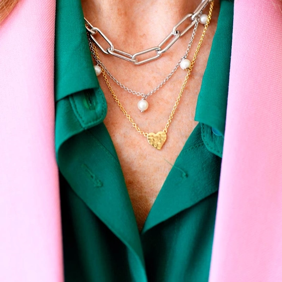 Link Chain Necklace Silver - Sophie By Sophie - Snabb frakt & paketinslagning - Nordicspectra.se