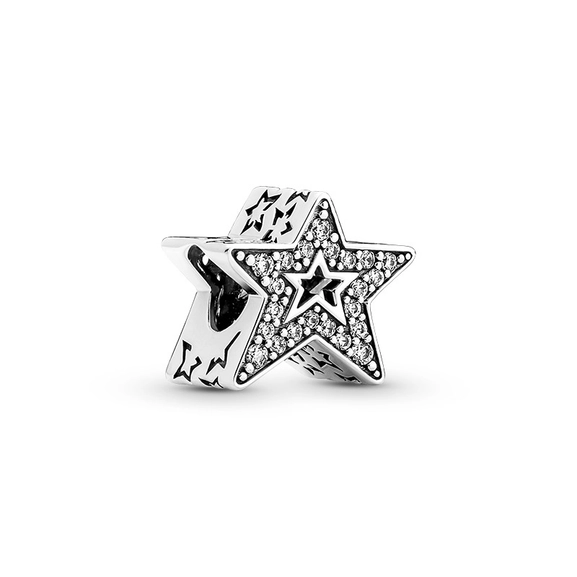 Funkelnder Asymmetrischer Stern Charm von PANDORA, Schneller Versand - Nordicspectra.de
