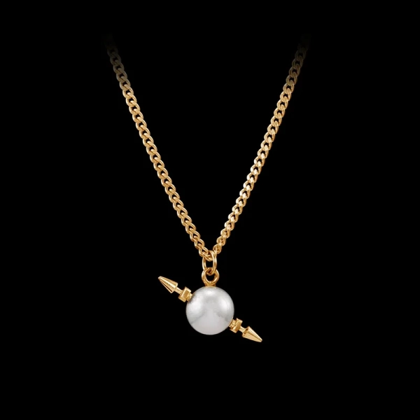 Spinning World Necklace Gold - Maria Nilsdotter - Schmuck im skandinavischen Design - Nordic Spectra