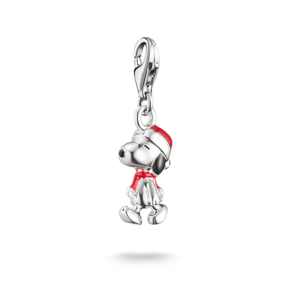 Charm-Anhänger Snoopy Santa Edition PEANUTS Original Silber - Thomas Sabo - Nordic Spectra