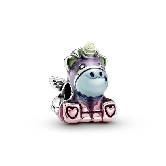 Bruno das Einhorn in Regenbogenfarben Charm von PANDORA, Schneller Versand - Nordicspectra.de