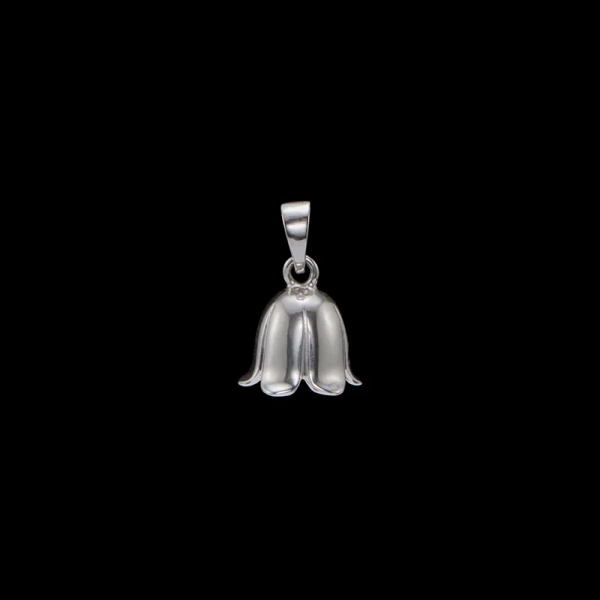 Bezaubernde Glockenblume aus Silber