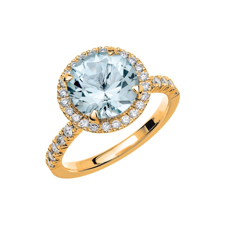 Schalins Fairytale 10 18K Akvamarin 2.6 ct Guld  - Nordicspectra.se