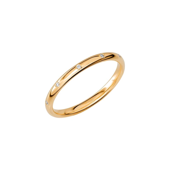 SR2022 Gold - Wedding & engagement rings - Schalins - Scandinavian design - Nordic Spectra