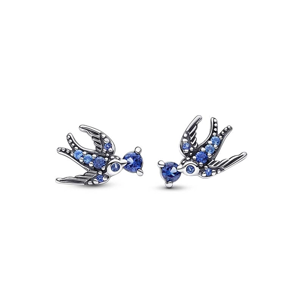 Sparkling Swallow Stud Earrings - PANDORA - Suuri valikoima & ilmainen lahjapaketointi - Nordicspectra.fi