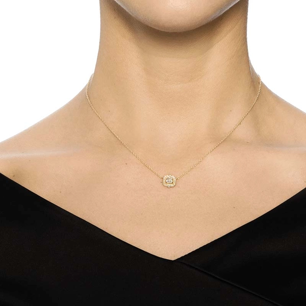 The Mrs Necklace 0.50ct White Gold - Efva Attling - Skandinaviska Designsmycken - Nordic Spectra