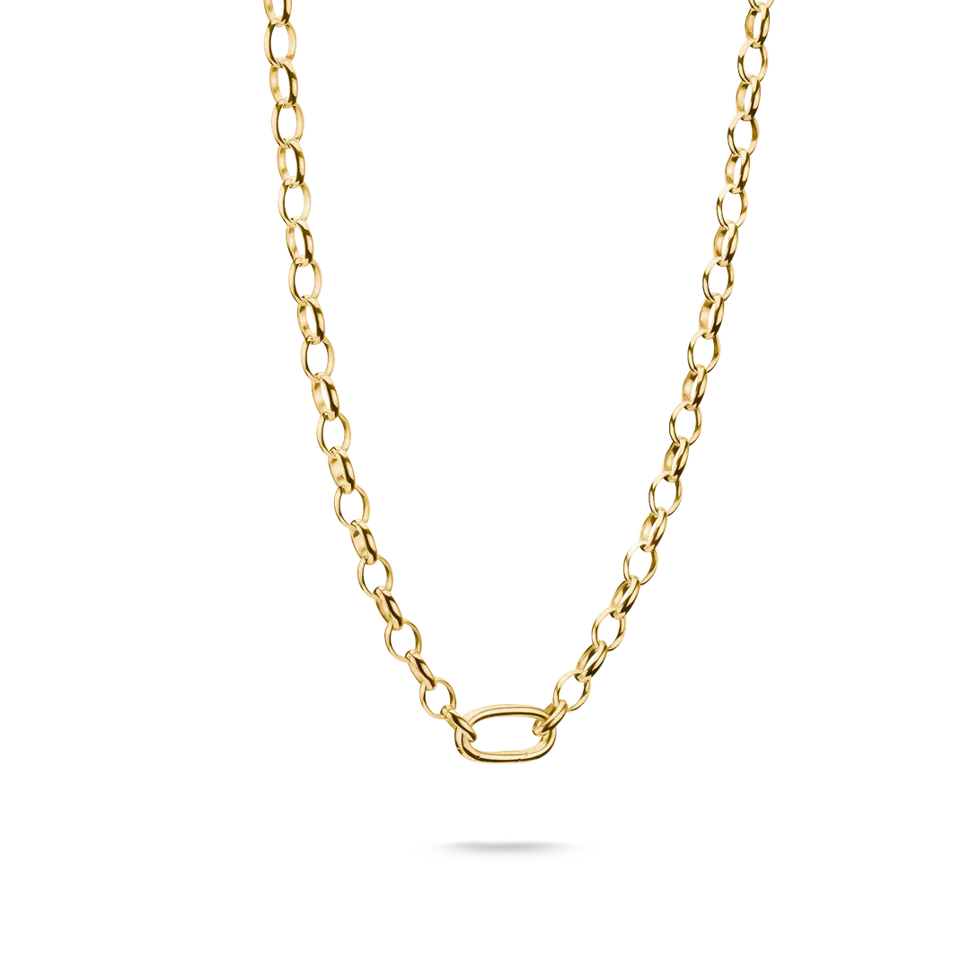 Thomas Sabo - Charm Club Connect Halsband Link Stål Guld