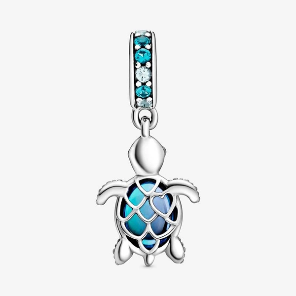 Meeresschildkröte Murano-Glas Charm-Anhänger von PANDORA, Schneller Versand - Nordicspectra.de