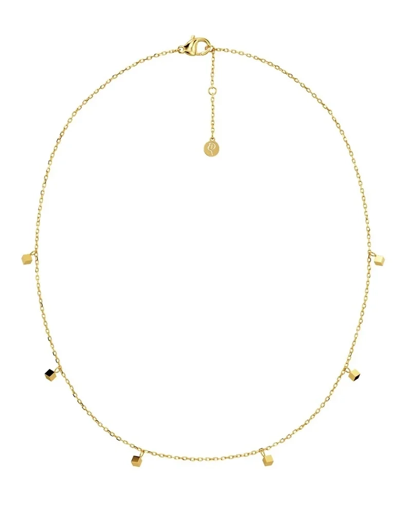 Dice Necklace Gold