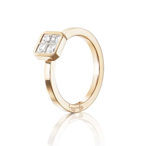 4 Love Ring 0.40 ct Gold - Efva Attling ringar - Snabb frakt & paketinslagning - Nordicspectra.se