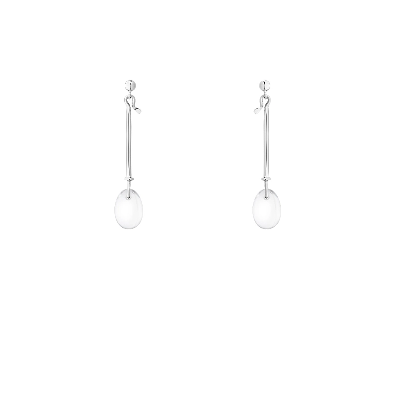 Georg Jensen - Dew Drop &Ouml;rh&auml;ngen Bergkristall