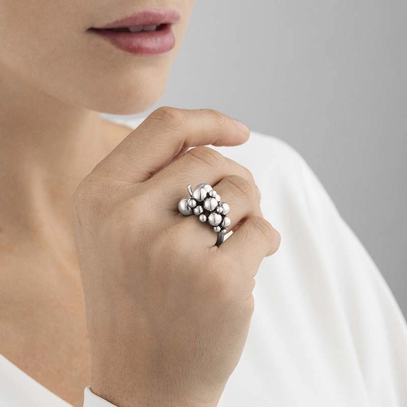Moonlight Grapes Ring Klein von Georg Jensen, Schneller Versand - Nordicspectra.de