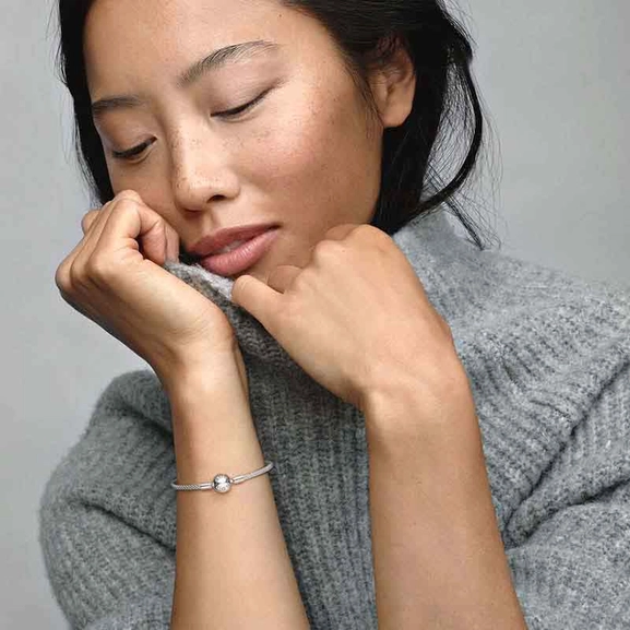 Moments Silver Mesh Bracelet - PANDORA - Suuri valikoima & ilmainen lahjapaketointi - Nordicspectra.fi