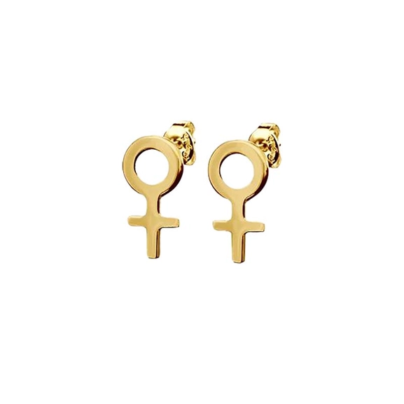 Women Unite Small Studs Gold - Drakenberg Sjölin Örhängen - Snabb frakt & paketinslagning - Nordicspectra.se