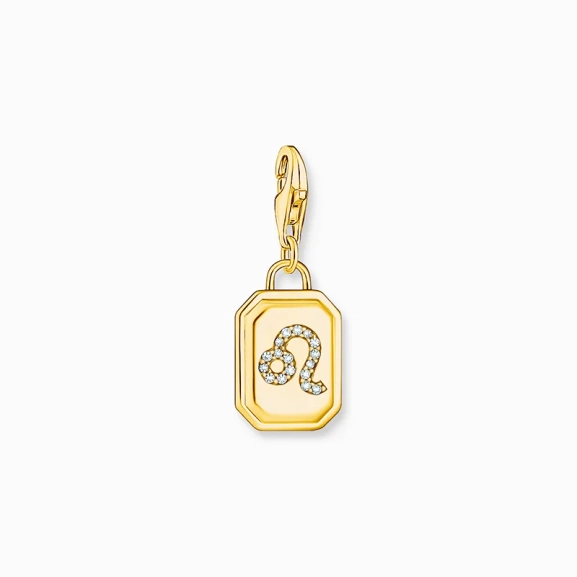 Charm-Anhänger Sternzeichen Löwe mit Steinen Gold - Thomas Sabo - Nordic Spectra