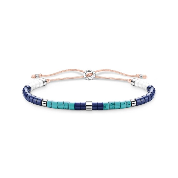 Armband Mit Mix Blauen Steinen Silber von Thomas Sabo, Schneller Versand - Nordicspectra.de