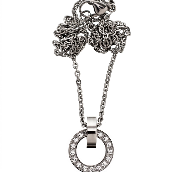 Eternity Orbit Necklace Short Steel - Edblad - Snabb frakt & paketinslagning - Nordicspectra.se