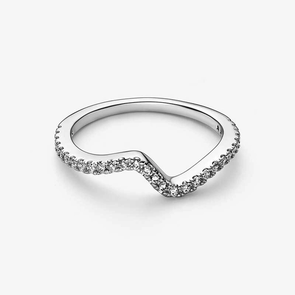 Sparkling Wave Ring - PANDORA - Suuri valikoima & ilmainen lahjapaketointi - Nordicspectra.fi