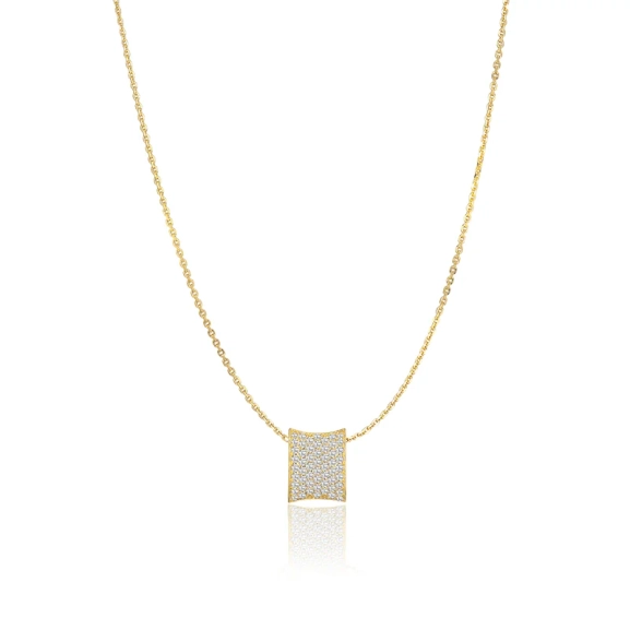 Felline Concavo Pendant Gold von Sif Jakobs