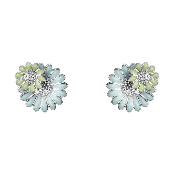 Daisy x Stine Goya Blåa & Gröna Stiftörhängen - Georg Jensen örhängen - Snabb frakt & paketinslagning - Nordicspectra.se
