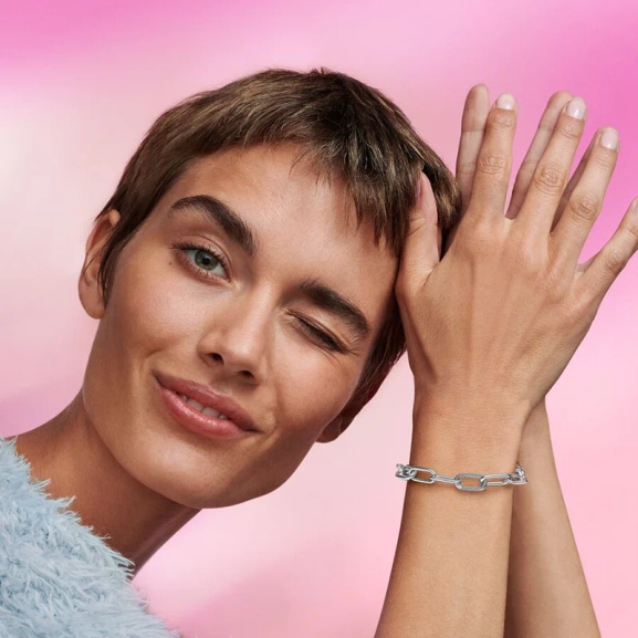Pandora ME Rektangulär Öppningsbar Länk - PANDORA - Snabb leverans & paketinslagning - Nordic Spectra