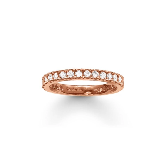 Eternity Ring Pavé Rosé - Thomas Sabo ringar - Snabb frakt & paketinslagning - Nordicspectra.se