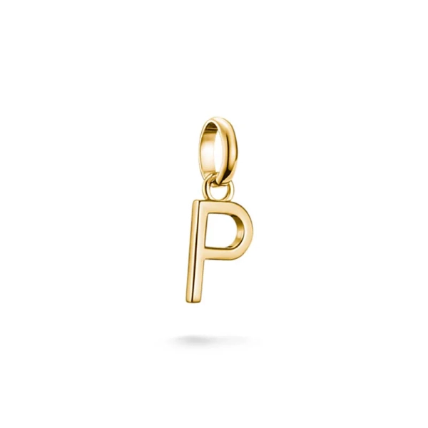 CC Connect Letter P Gold - Thomas Sabo - Suuri valikoima & ilmainen lahjapaketointi - Nordic Spectra