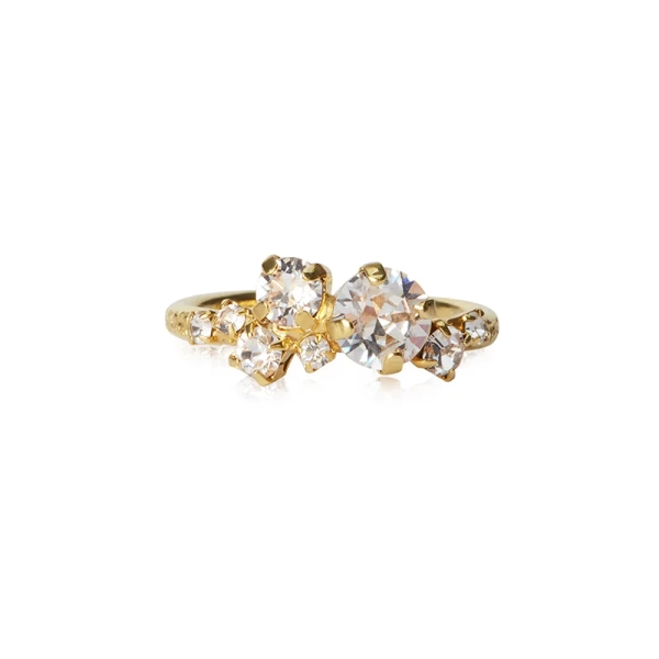 Stardust Ring Gold Crystal - Caroline Svedbom - Nopea toimitus ja lahjapakkaus - Nordic Spectra