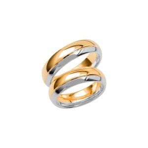 SR3024-6 Gold/White Gold - Wedding & engagement rings - Schalins - Scandinavian design - Nordic Spectra
