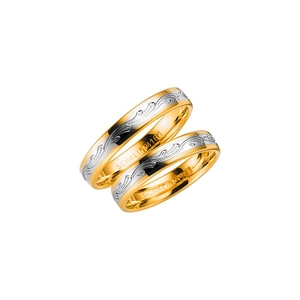 Turin Gold/White Gold - Wedding & engagement rings - Schalins - Scandinavian design - Nordic Spectra