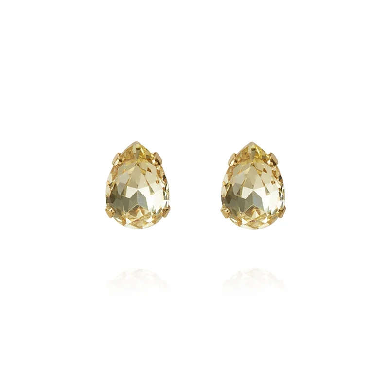 Caroline Svedbom - Superpetite Drop Ear Gold Jonquil