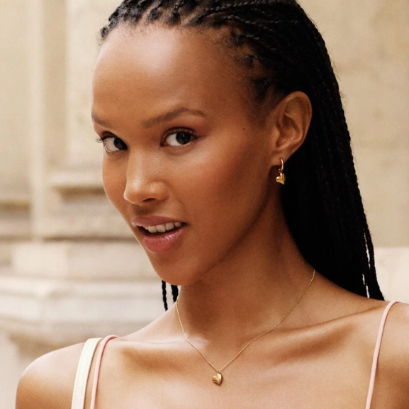 Halsband i 14K guldplätering med mjukt