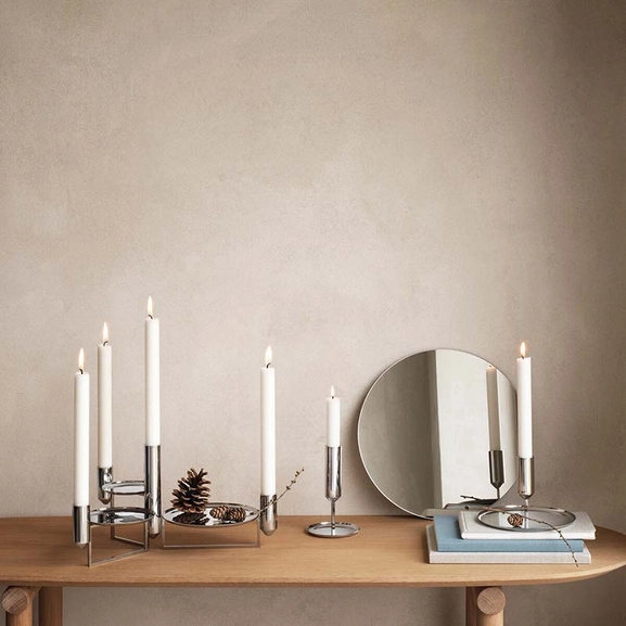 Tunes Ljusstake Mellan - Georg Jensen Living - Snabb frakt & paketinslagning - Nordicspectra.se