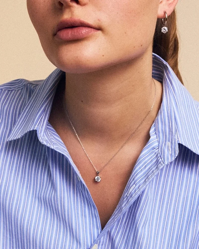 Crown Necklace L Steel - Edblad - Snabb leverans - Gratis paketinslagning
