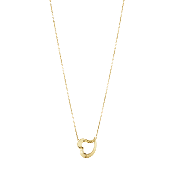 Love Leaf Heart Halsband Guld - Georg Jensen örhängen - Snabb frakt & paketinslagning - Nordicspectra.se