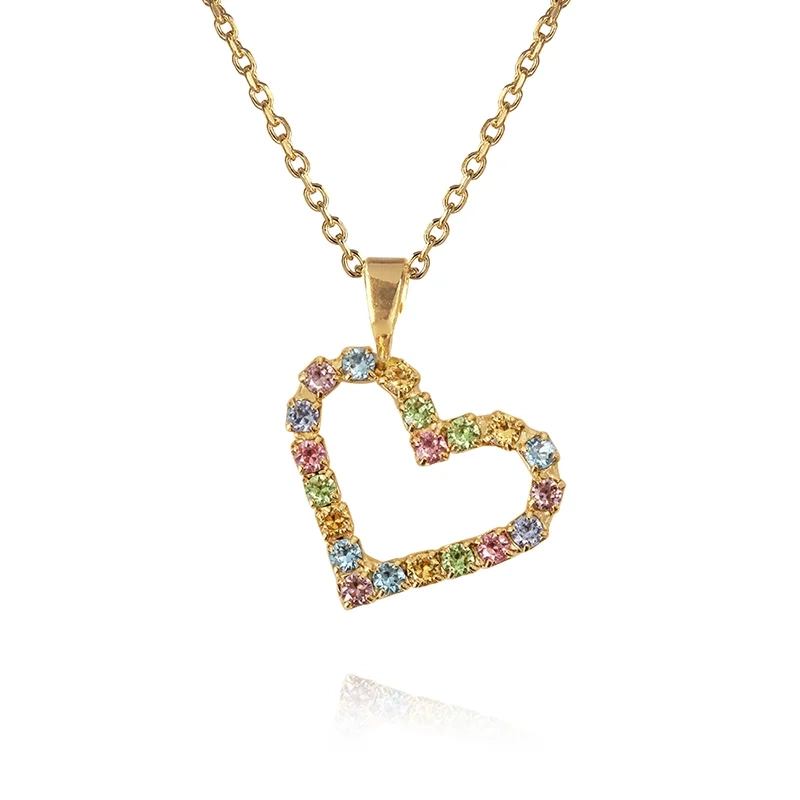 Caroline Svedbom - Mini Sweetheart Necklace Pastel Combo