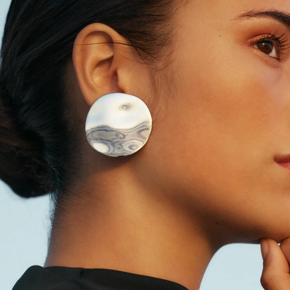 Flowy Studs Maxi Steel - Edblad - Snabba leveranser - Gratis paketinslagning