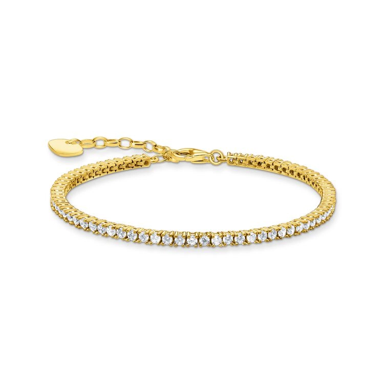 Thomas Sabo – Tennisarmband Rundad Guld