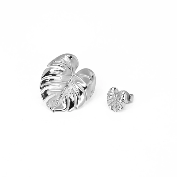 Mini Palm Leaf Earrings Silver - Emma Israelsson - Suuri valikoima & ilmainen lahjapaketointi - Nordicspectra.fi