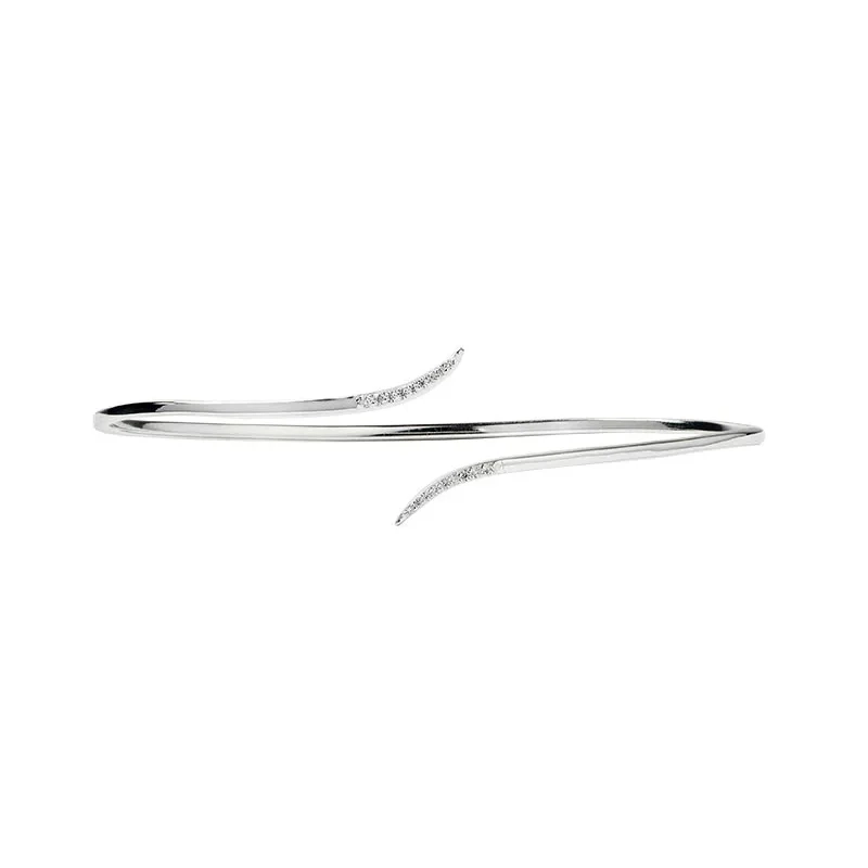 Syster P – Sparkle Wrap Bangle Silver