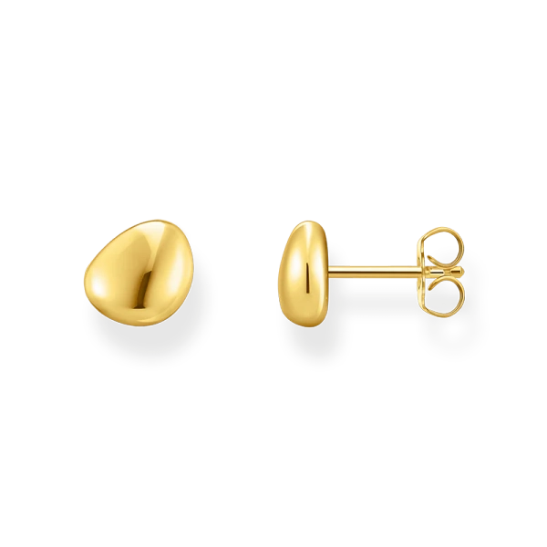 Stiftörhängen Organisk Form Guld - Thomas Sabo - Snabb leverans & paketinslagning - Nordic Spectra