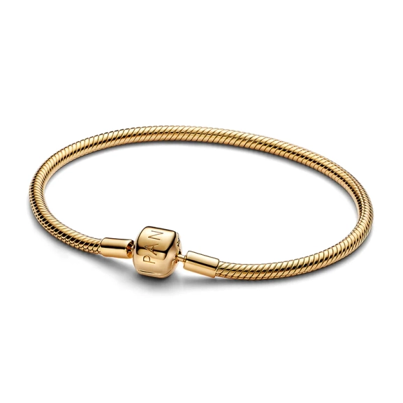 Moments Ormkedjearmband Guld - PANDORA - 1-2 dagar leverans - Gratis paketinslagning