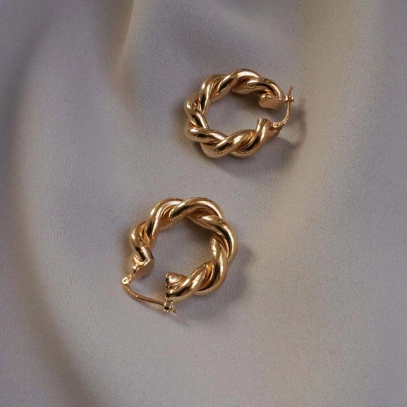 Victory Big Twin Ear Gold -CU Jewellery - Snabb frakt & paketinslagning - Nordicspectra.se