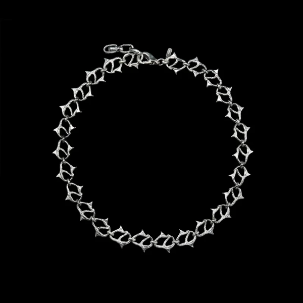 Thorn Chain Necklace i silver